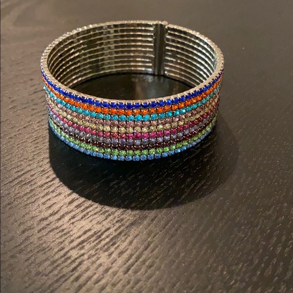 Rainbow cuff bracelet - Picture 2 of 2